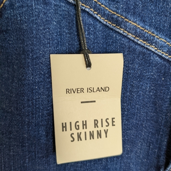 River Island High Rise Skinny Jeans 18 New With Tags - Picture 5 of 6